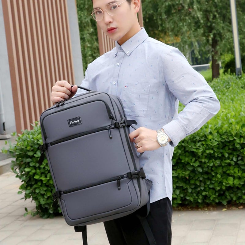 HIKE Premium Unisex Backpack Water Resistant Laptop Daypack with 360° Degree Opening and Separate Laptop Compartment for Travel/Business/College, HK2026 - Image 2