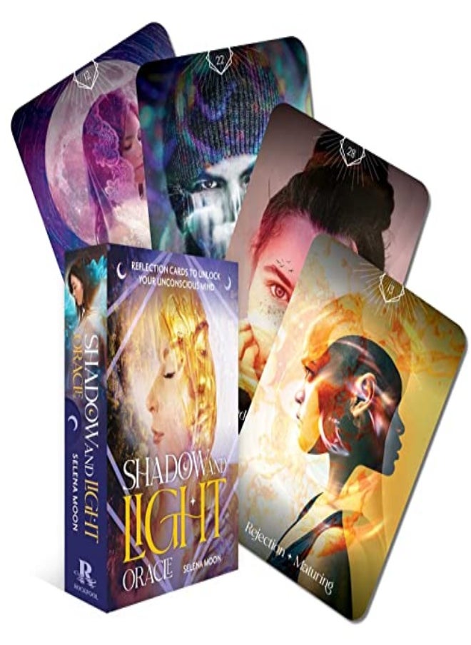 Shadow & Light Oracle Reflection Cards For Personal Growth by Moon, Selena Paperback 