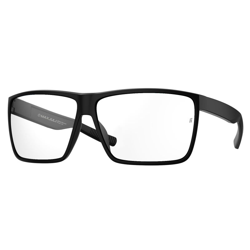 MAXJULI XL Z87 Sunglasses for Big Wide Heads Men TR90 Ultralight UV400 Protection Glasses 8108 (Black/Clear) - Image 1