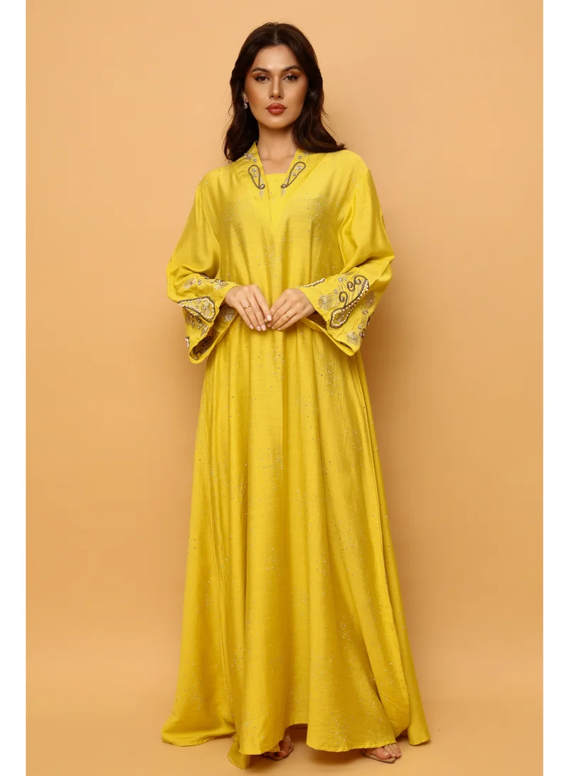 Ikkxa  IKKXA Zaytouna IK6038 Yellow for Women | Best Price UAE