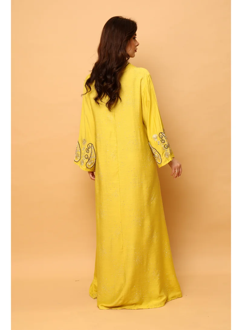 Ikkxa  IKKXA Zaytouna IK6038 Yellow for Women | Best Price UAE
