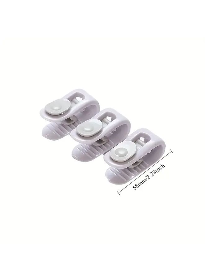 50pcs Reusable Detachable Quilt Fixer Color Random ABS Material Partial Cleaning Care For Home Bedroom Bedding Safety - Image 3