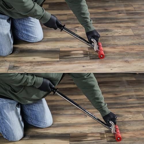 Deadwood Crafted Tools أسطوانة ضغط اللحامات الثقيلة من DCT، قابلة للتمديد من 17 بوصة إلى 27 بوصة – للأرضيات اللامينية، الفينيل، السجاد، البلاط، الأرضيات اللينوليم - Image 5
