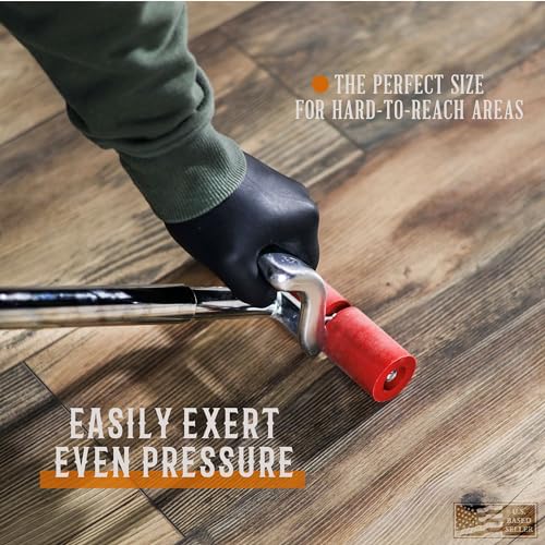Deadwood Crafted Tools أسطوانة ضغط اللحامات الثقيلة من DCT، قابلة للتمديد من 17 بوصة إلى 27 بوصة – للأرضيات اللامينية، الفينيل، السجاد، البلاط، الأرضيات اللينوليم - Image 4