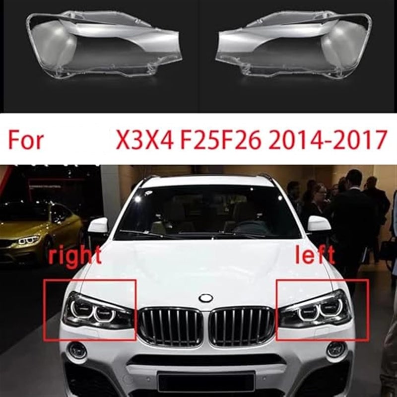 Wivplex Transparent Headlight Cover for X3 F25 X4 F26 - Image 2