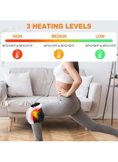 TIGER Portable Knee Massager with Heat, Red Light & Enhanced Light Therapy -.  Cordless Knee Massager for Relaxing Tight Muscles & Relieving Minor Joint Stiffness and Discomfort - Effective Knee Pain Relief & Muscle Relaxation  - Image 5