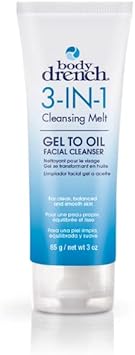 Body Drench 3 in 1 Cleansing Melt Gel to Oil Facial Cleanser 85g