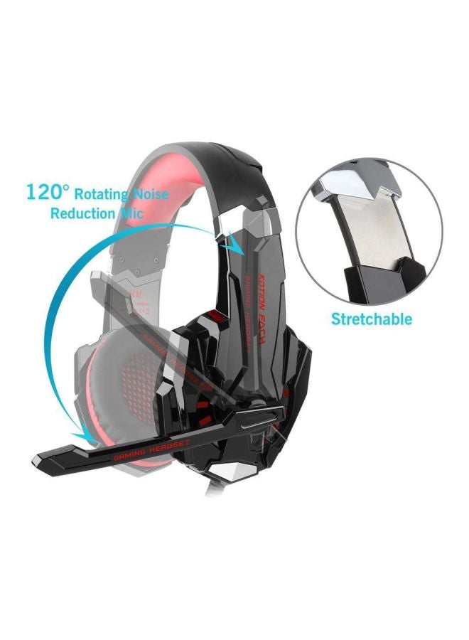 KOTION EACH G9000 Over-Ear Gaming Headphones With Mic - For PS4/PS5/XOne/XSeries/NSwitch/PC - Image 4