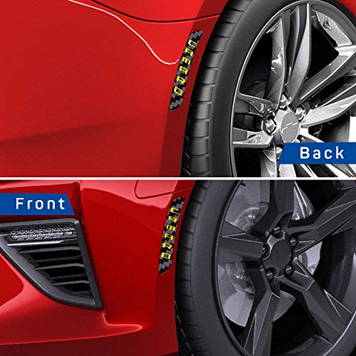 IPG for 20162019 Camaro Front Rear Side Marker Camaro RS SS Carbon Fiber Vinyl kit 4 Units Set Black Carbon Fiber Camaro - Image 1