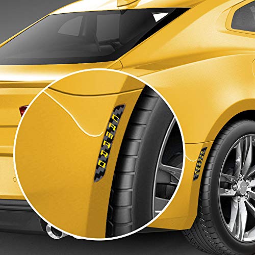 IPG for 20162019 Camaro Front Rear Side Marker Camaro RS SS Carbon Fiber Vinyl kit 4 Units Set Black Carbon Fiber Camaro - Image 3