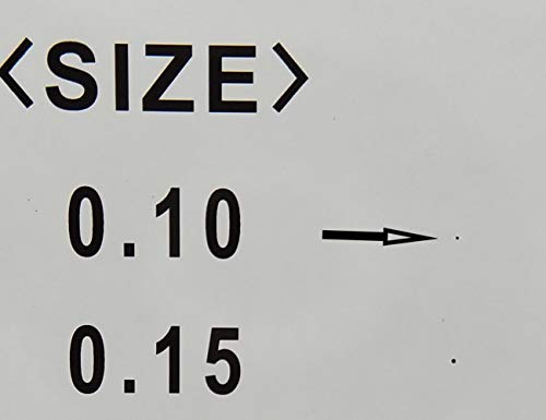 Sanyue Flaw Detection Gauge SEC Size Estimation Chart (Transparency) for Defects and Measuring (Transparent, 5) - Image 3