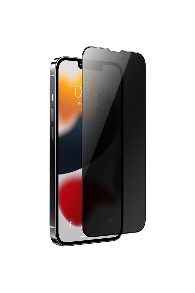 أوريجنال واقي شاشة زجاجي مقاوم للغبار ومضاد للخصوصية متوافق مع iPhone 13 Pro Max - Image 1