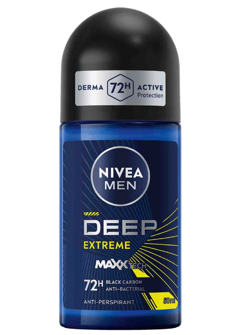 Nivea نيفيا ديب إكستريم ماكستك مزيل عرق رول 72 ساعة 50 مل