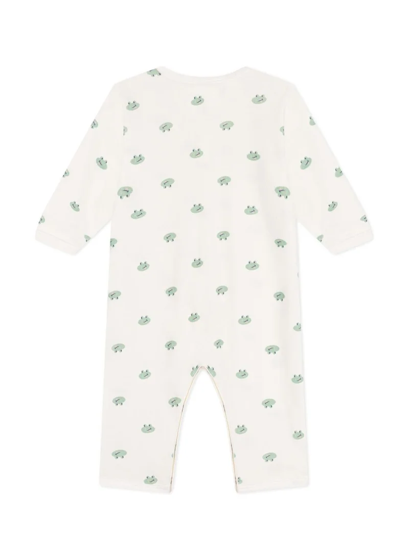 بيتي باتو Babies' footless frog pattern cotton pajamas