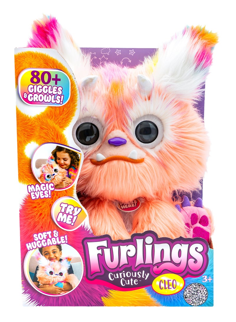 Funrise رفيق فريلينغز كليو 14 بوصة، يعمل بالبطارية | لعبة محشوة | لعبة ناعمة | هدية مثالية للأطفال والبالغين - Image 2