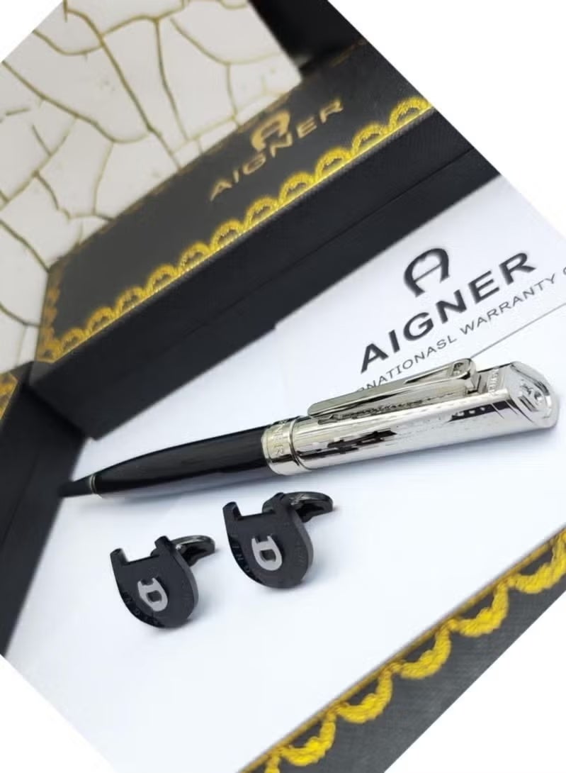 AIGNER Luxury men's pen with cufflinks by AIGNER - Image 2