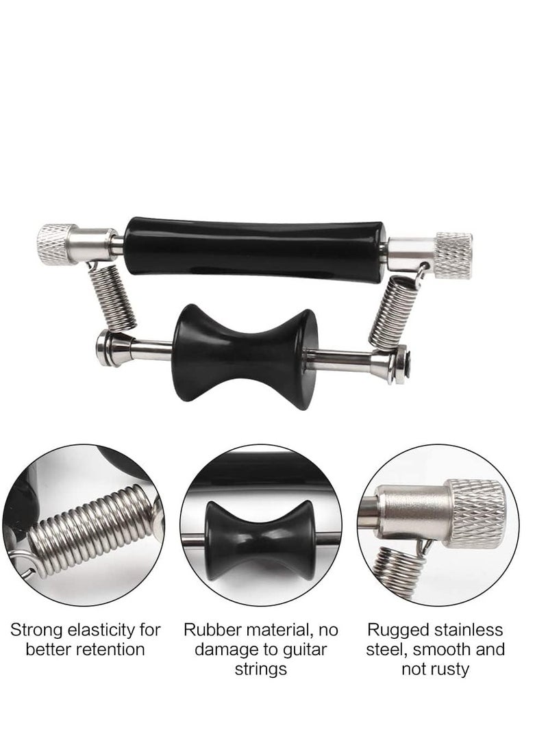 SYOSI 2 PCS Guitar Capo Capo Sliding Adjustable Guitar Roll Capo for Tuning Tone of Folk Classic Acoustic Electric Guitar Ukulele Mandolin Banjo String Instruments Accessories - Image 3