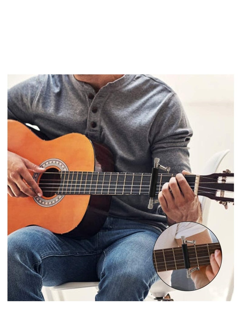 SYOSI 2 PCS Guitar Capo Capo Sliding Adjustable Guitar Roll Capo for Tuning Tone of Folk Classic Acoustic Electric Guitar Ukulele Mandolin Banjo String Instruments Accessories - Image 2