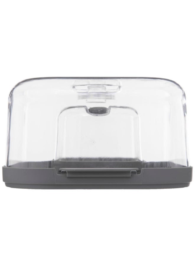 Five Simply Smart Fresh Eat Cheese Box with Butter Dish Grey and Clear 10.9 x 19.2 x 28.7 cm 194205 - Image 2