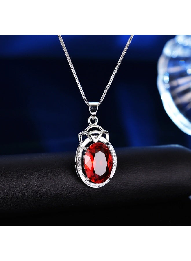 KUYING Fashionable Retro Light Luxury Personalized Necklace 