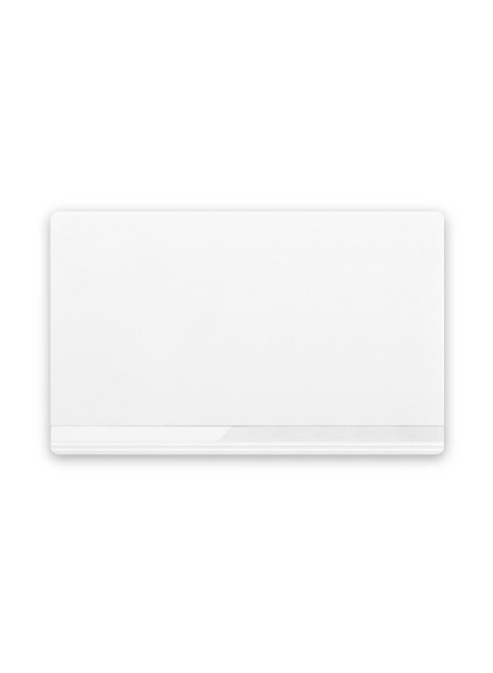 Vmax Double 2 Gang Blank Plate - 3x6" Matte White/Ivory Finish - Decorative Wall Cover Plate - Image 2