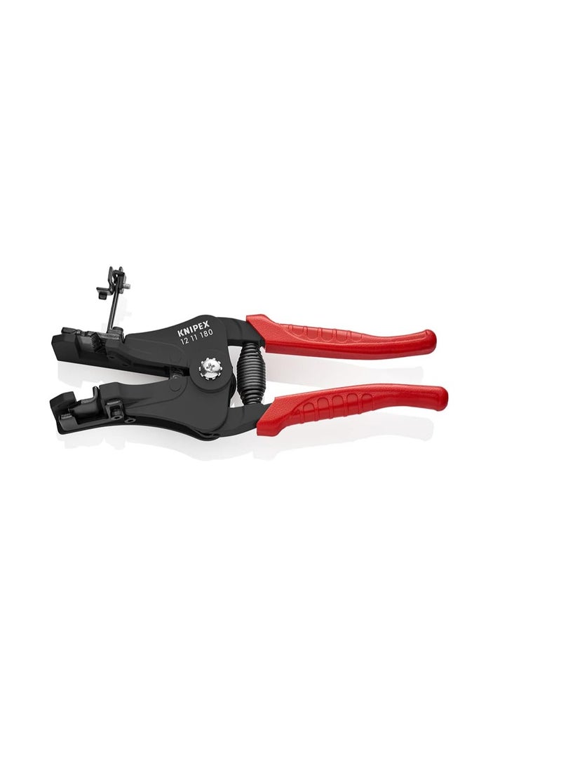 KNIPEX Insulation Stripper With Adapted Blades Black With Plastic Grips 180 Mm  - Image 3