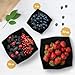 R-kay Rkay 6 Pack Black Square Plastic Serving Bowls Black Plastic bowls 16 Oz Disposable Serving Bowls Premium Bowls Disposable Heavy Duty For Weddings Catering And Birthday parties - Image 4