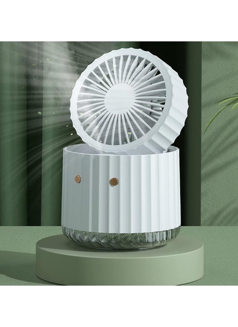 Mist Humidifier Fan, Foldable Desktop Fan, Spray Humidifier Fan, Rechargeable Usb Fan, Portable Fan