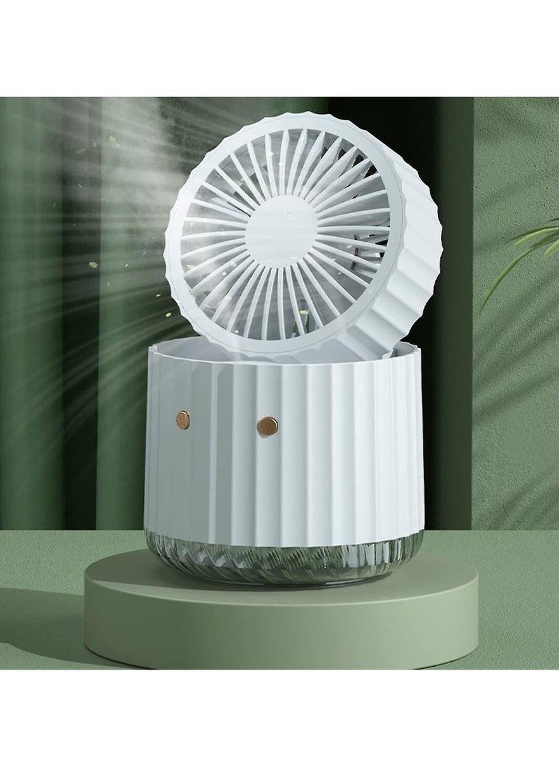 General - Mist Humidifier Fan, Foldable Desktop Fan, Spray Humidifier Fan, Rechargeable Usb Fan, Portable Fan - Image 1