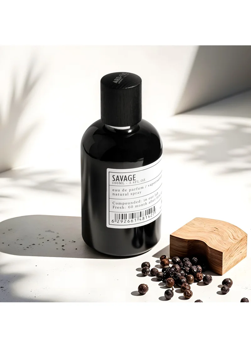 AMD Perfumes  Aro Fac Savage By AMD Perfumes Men Fragrance EDP 100ml for Men | Best Price UAE