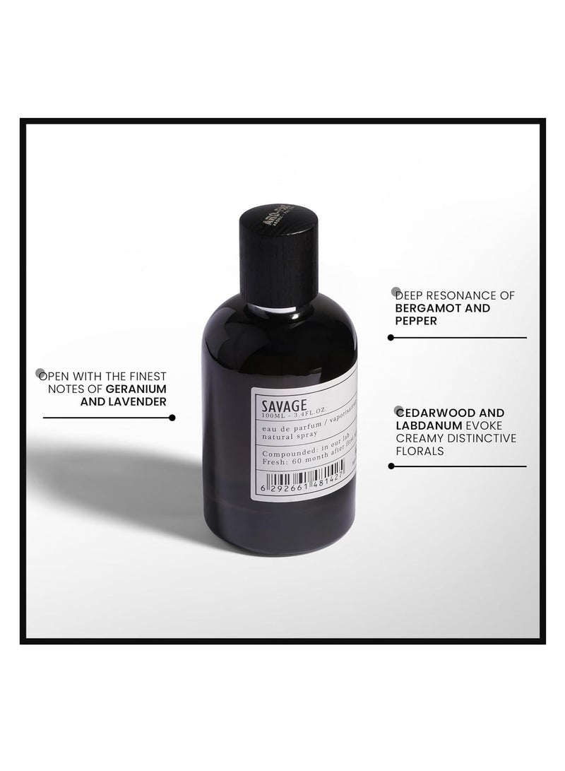 AMD Perfumes Aro Fac Savage By AMD Perfumes Men Fragrance EDP 100ml - Image 5