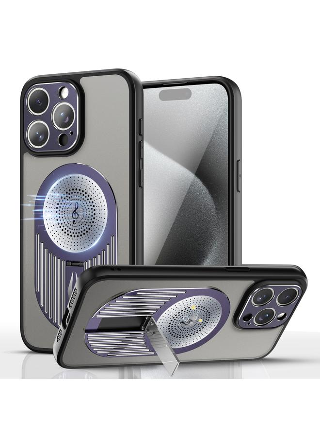 اس-توب جراب لهاتف iPhone 16 Pro مع حامل MagSafe للعلاج بالروائح وتبديد الحرارة