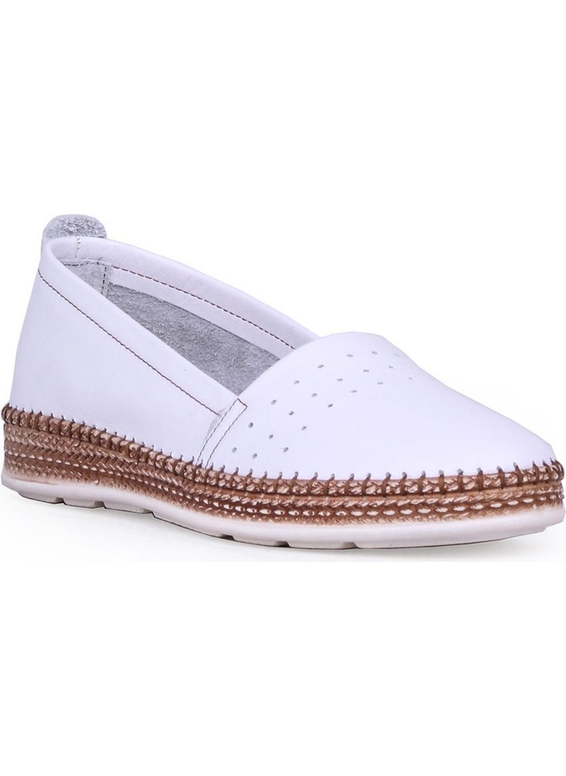 Ghattix Herna Genuine Leather Ballerina Women's Shoes  - Image 1