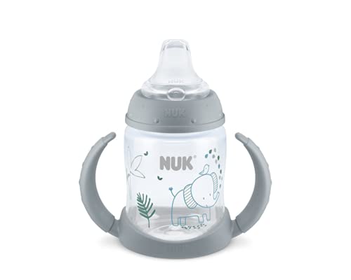 NUK Learner Cup, 5oz, 2-Pack, Elephant/Zebra - Image 3