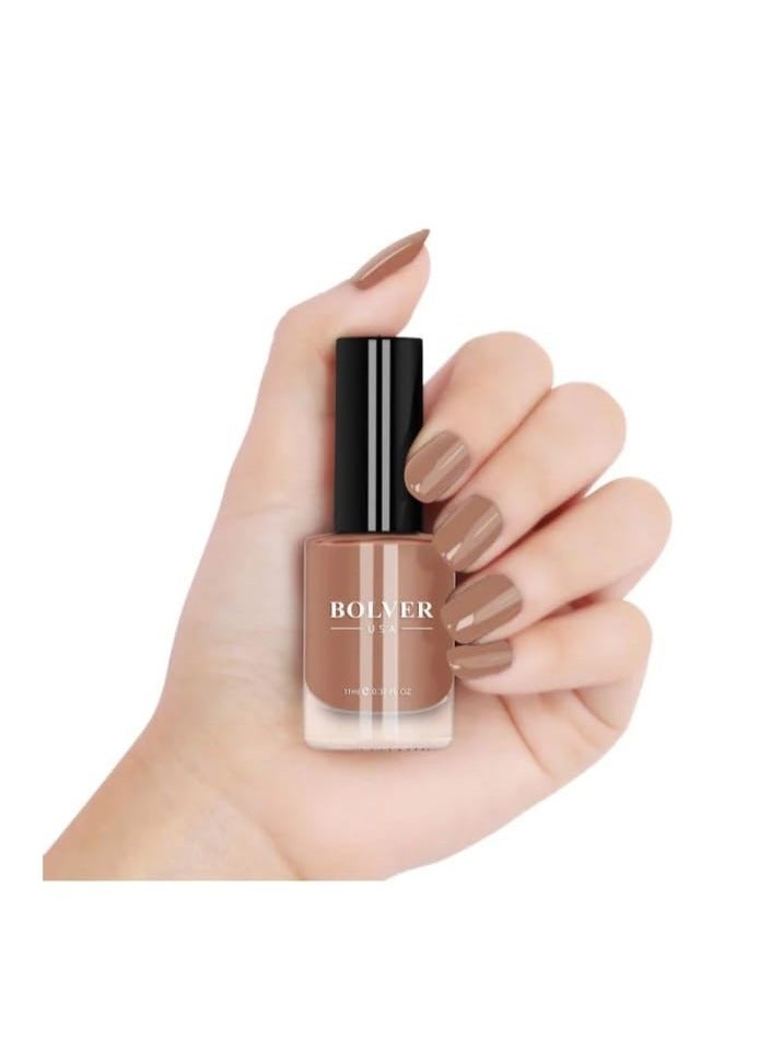 بولفر طلاء أظافر بلون غير لامع بني