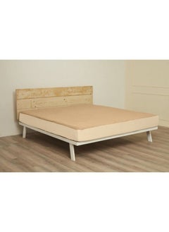 Wakefit Wakefit Cotton Feel Ultra Soft Waterproof Mattress Protector | Breathable - Hypoallergenic Mattresses Cover 75" x 66" - Queen, Beige  - Image 5