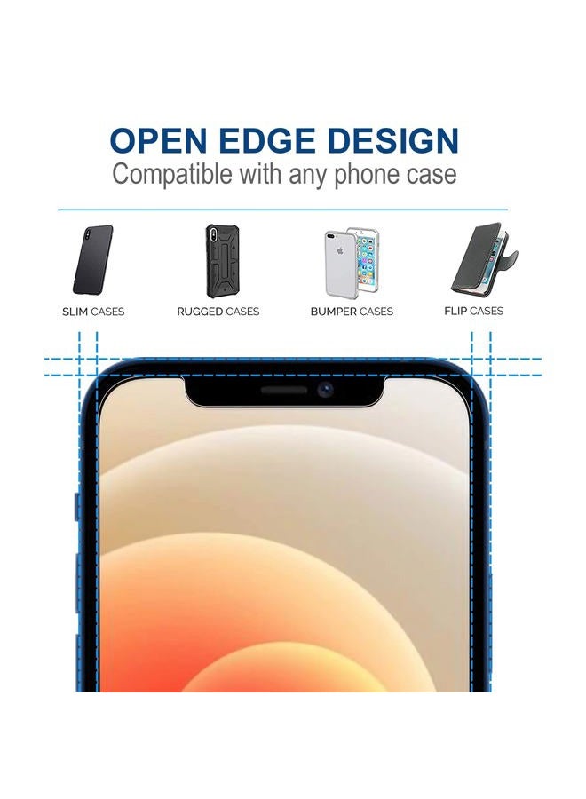 Arae Screen Protector for iPhone 12 / iPhone 12 Pro, HD Tempered Glass Anti Scratch Work with Most Case, 6.1 inch, 3 Pack - Image 4