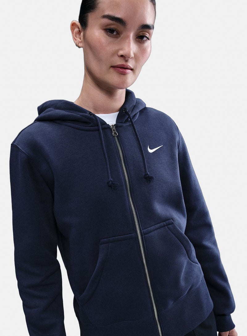 Nike Women’s Nike Sportswear Phoenix Fleece Standard Full-Zip Hoodie - Image 3