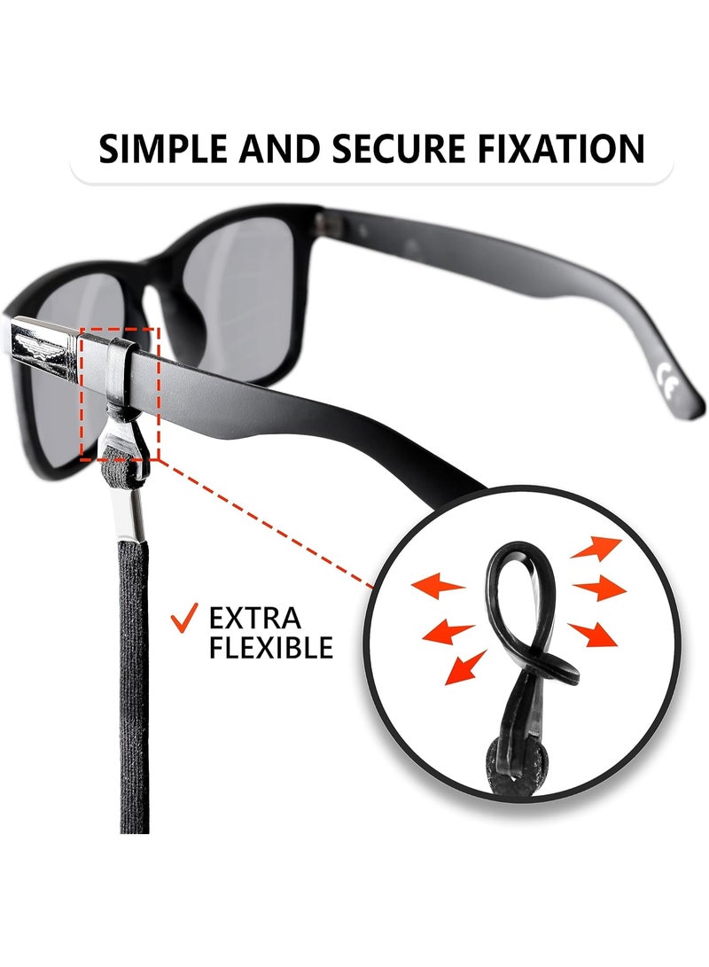 حامل نظارات بعقد للعنق - أربطة نظارات للرجال والنساء - سلاسل نظارات شمسية