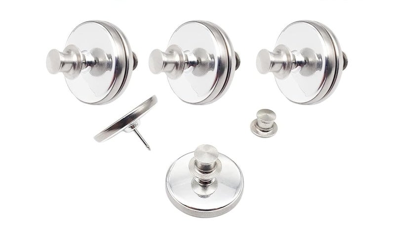 FYCAN FYCAN 1 Pair Pairs Curtain Magnetic Button Nail Free Detachable Window Curtain Close Magnet Buckle Adjustment Curtain Clip Room Accessories Curtain Magnet Button for Materials Buckle Sewing 4 pcs 