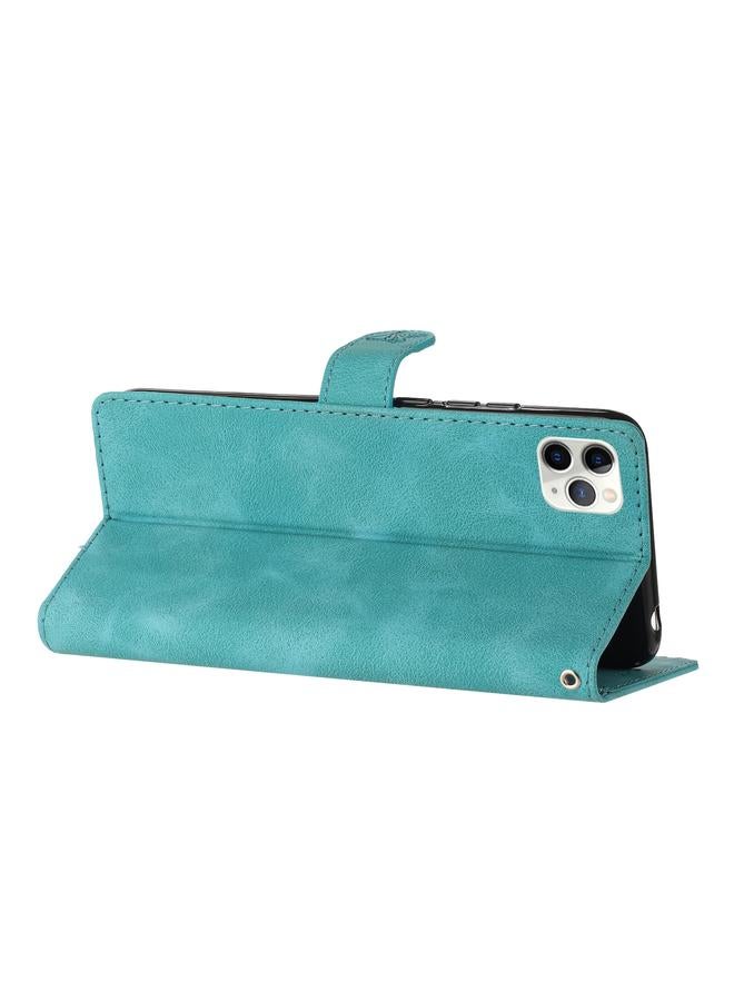 S-TOP Case For iPhone 11 Pro Flower Butterfly Embossing Pattern Leather Phone Case - Image 5