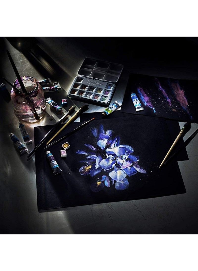 Van Gogh Black Watercolor Block 360G 12 Sheets A3  - Image 2