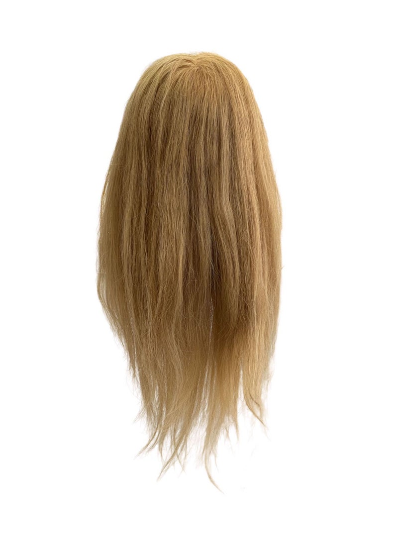 globalstar Globalstar Mannequin Training Head With 100% 24 inches Human Hair Blonde Color HJ-102  - Image 3