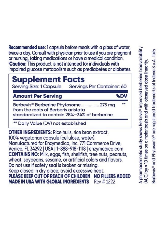 Enzymedica, Berberine Phytosome - Image 2