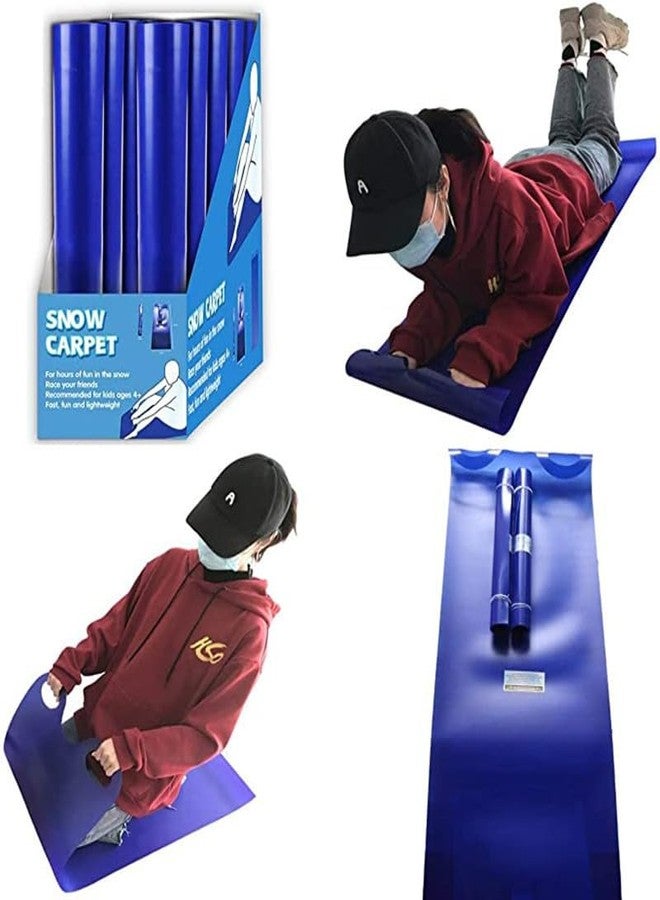 Fecovanti Flexible Snow & Sand Sled, Lightweight Plastic Sliding Board for Winter Outdoor, Fun Adults Ideal for Beach and Sliding Adventures - Image 3