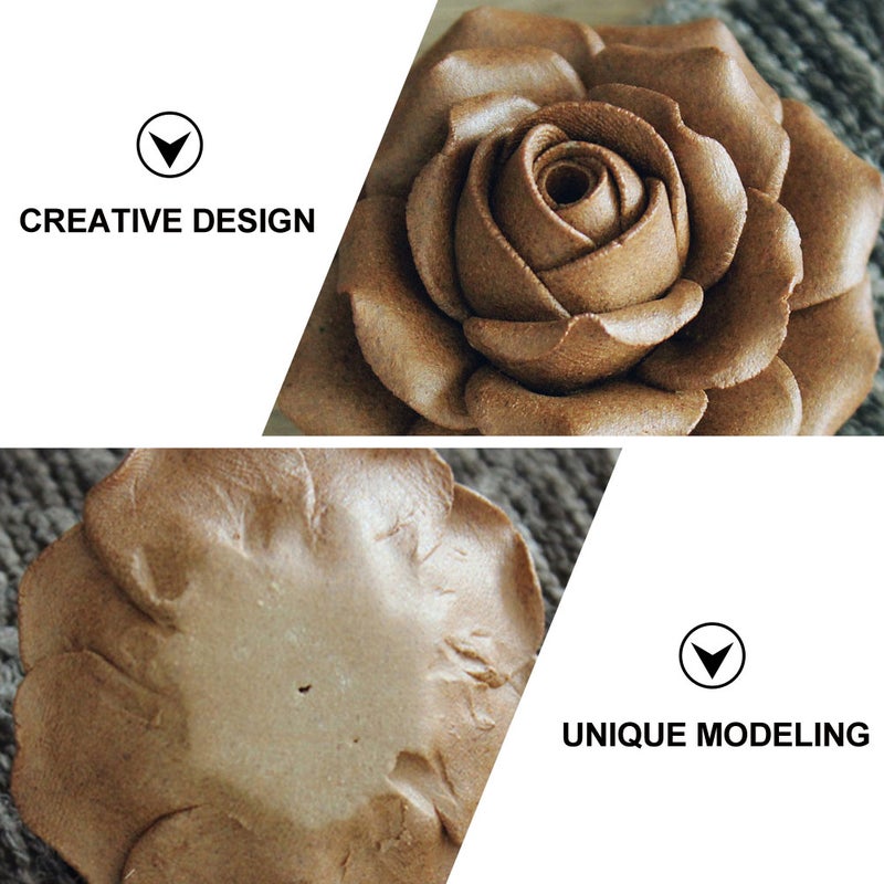 1PC Compact -stick Censer Decor Elegant Chinese Rose Incense Burner (Coffee) - Image 5