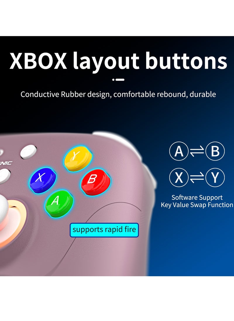 ANBERNIC  RG P01 High Cost Performance PC Controller PC Steam Switch Android IOS Conductive Rubber Bluetooth Wireless XBOX Layout 600mAh Dual Asymmetric Pendulum Motor  - Image 5