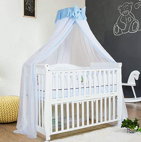 Joylife Baby Netting Baby Toddler Bed Crib Dome Canopy Netting (Blue) - Image 4