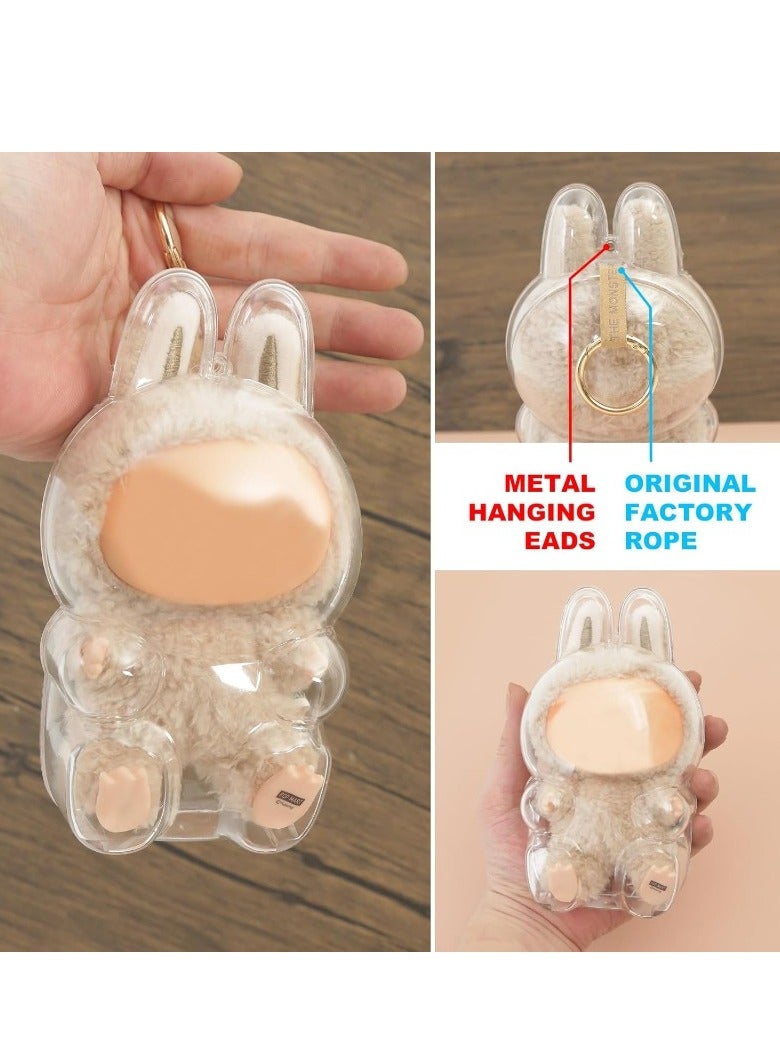 الصفحة الرئيسية حافظة واقية لجهاز LABUBU Sitting COLA، علبة عرض شفافة من الأكريليك مع غطاء صلب وملحقات مع حزام من السيليكون لسلسلة Monsters COLA Happy Factor - Cola Sit - Image 2