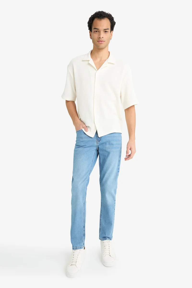 Defacto Boxy Fit Cotton Polo Shirt